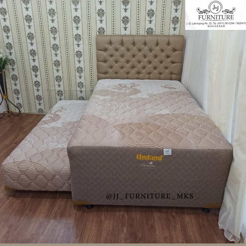 uniland 2in1 kasur twin 2in1 finellini Springbed uniland