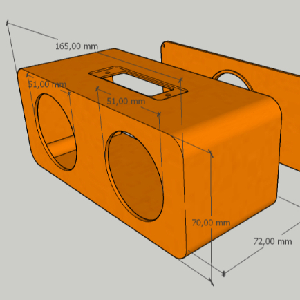 Box Speaker 2" DIY Custom