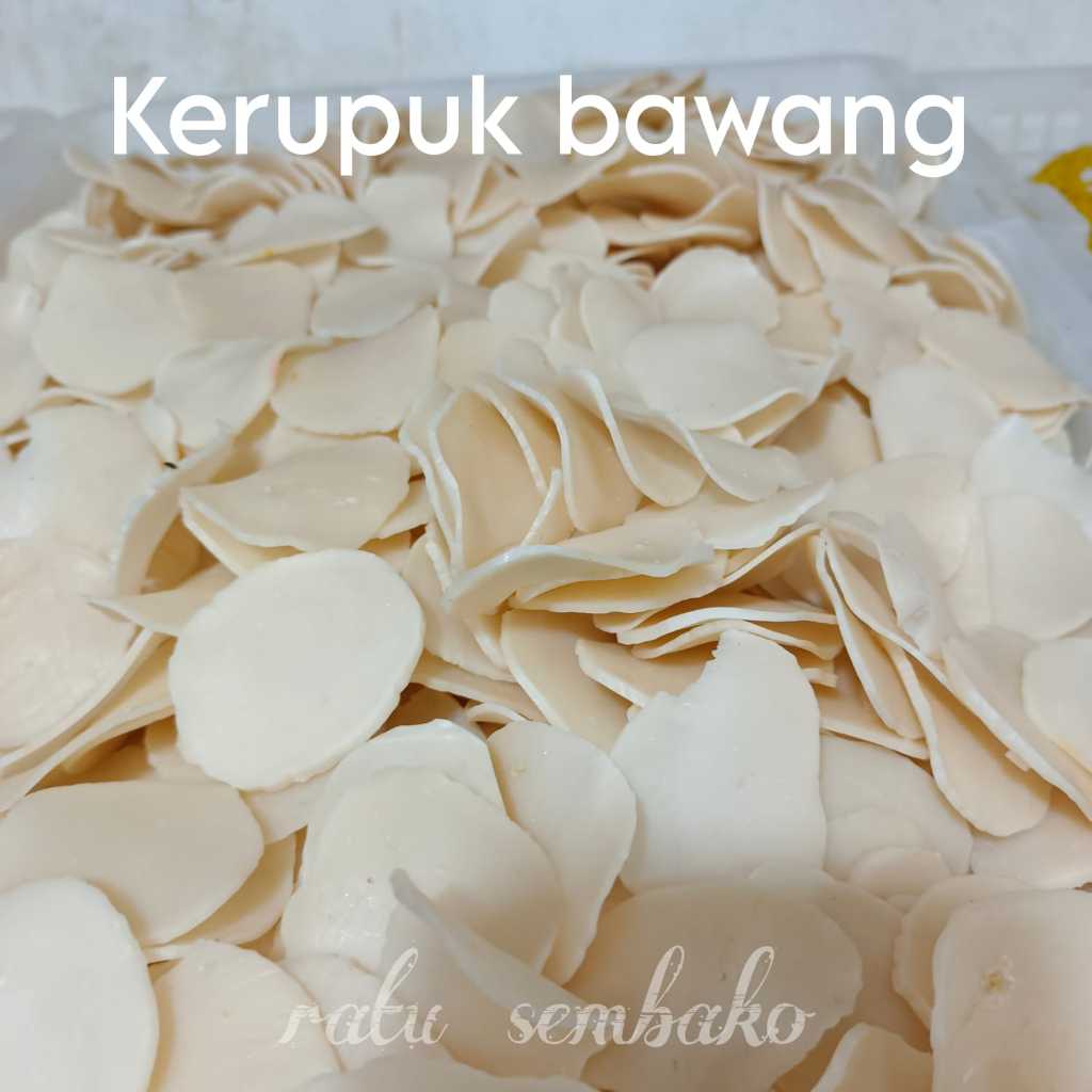 

1 kg kerupuk bawang mentah