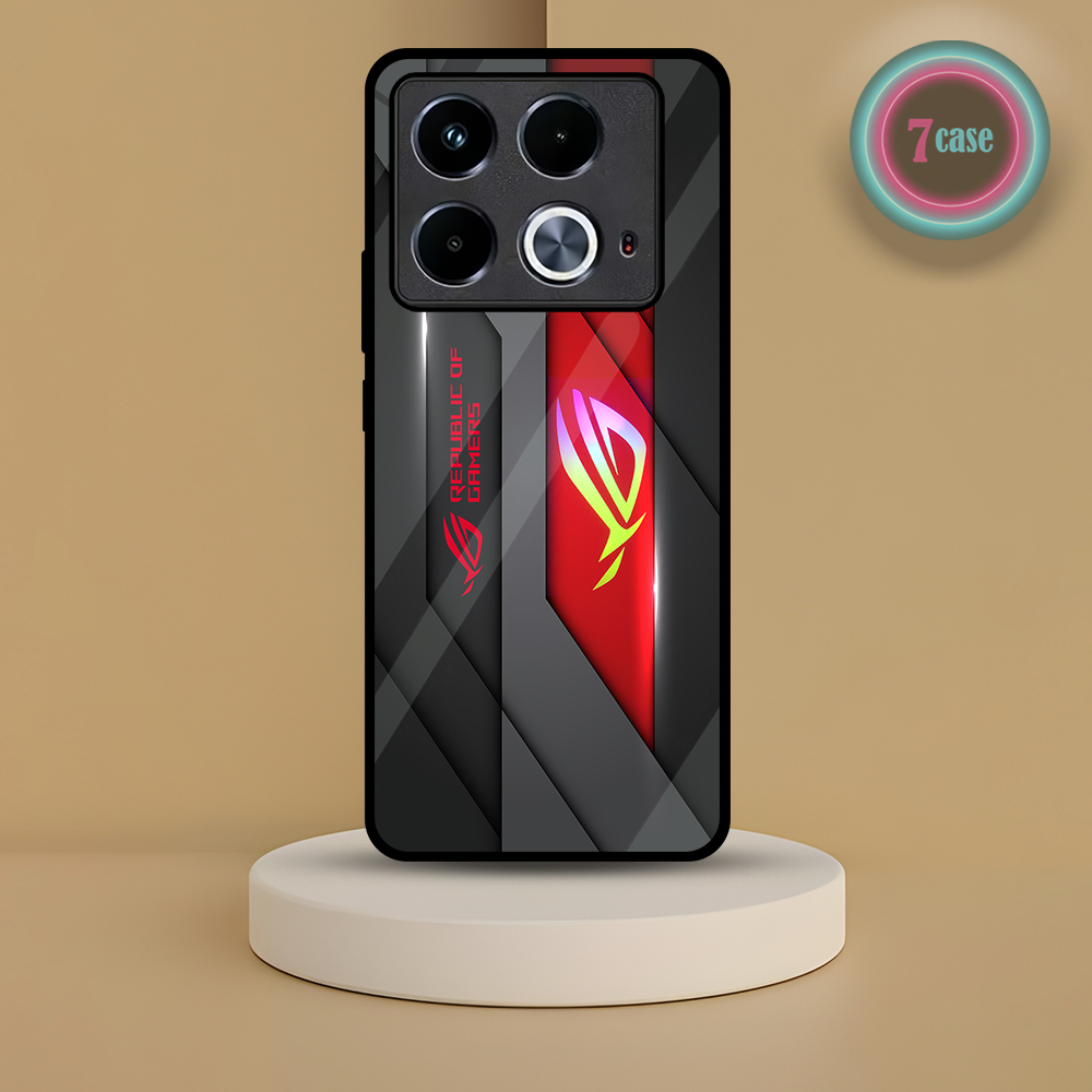 (SV13) Case Kilau Infinix Note 40 40 Pro I Casing Hp Infinix | Pelindung Smartphone Motif ROG NEW