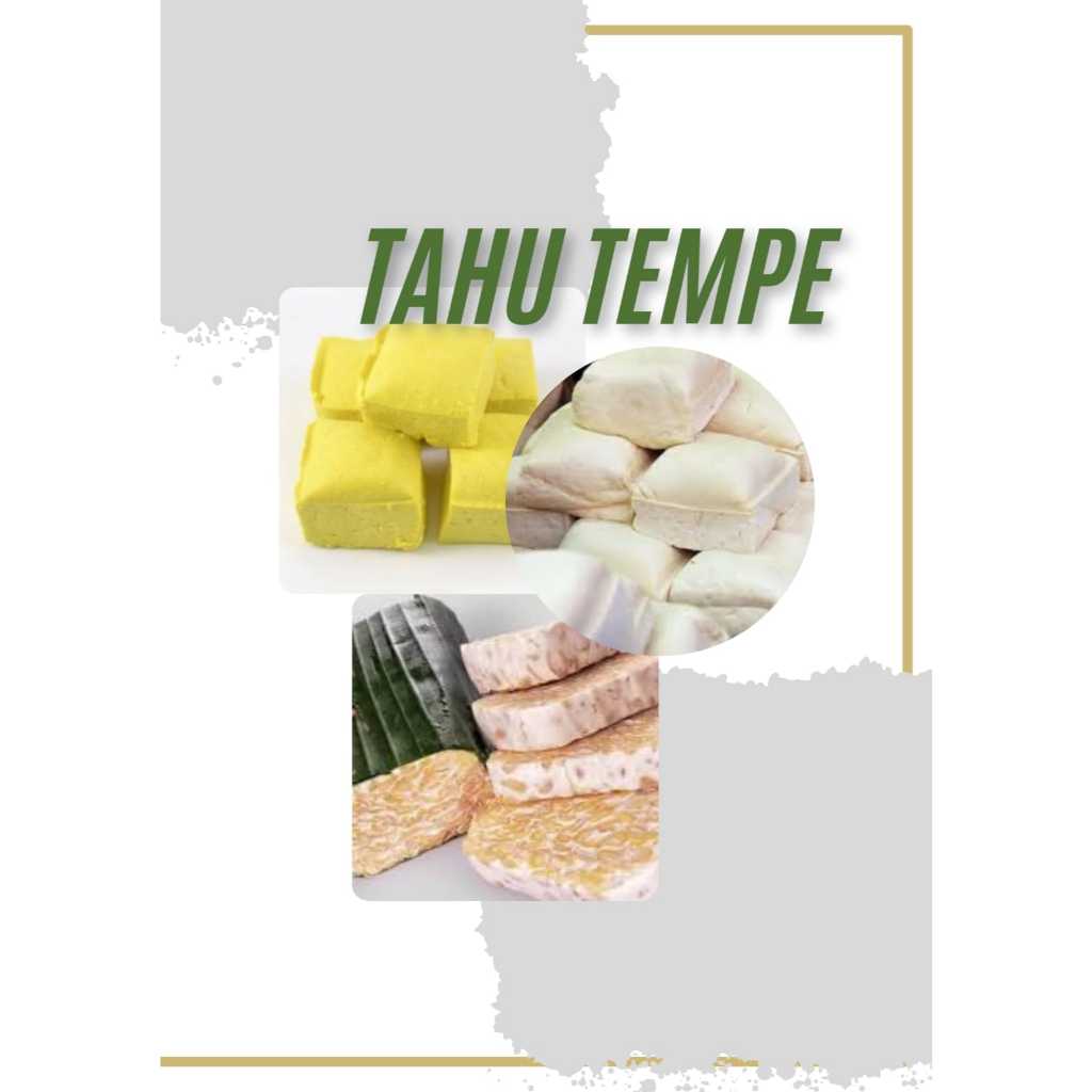 

tahu dan tempe