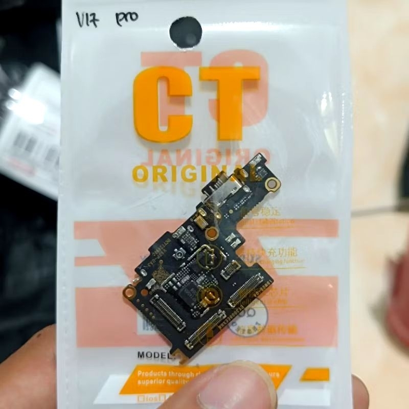 Connector Charger Vivo V17 Pro Original Full Komponen Ic Papan Board Charger + Vivo V17 Pro