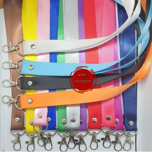 

Strap Setrap Rope Tali Kalung Lanyard Name Tag Gantungan Id Card Aksesoris Kantor Sekolah Polos Multiwarna