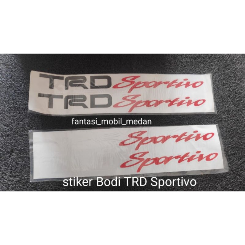 stiker body TRD sportivo