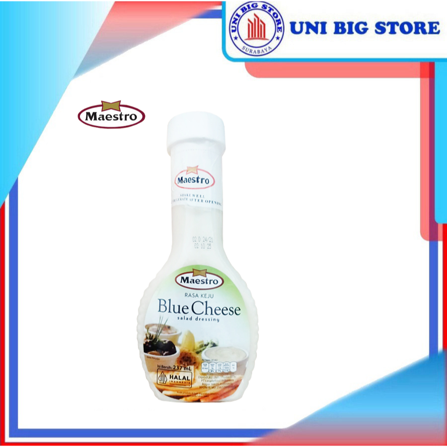 

Maestro Salad Dressing Blue Cheese 237 ml Botol Keju