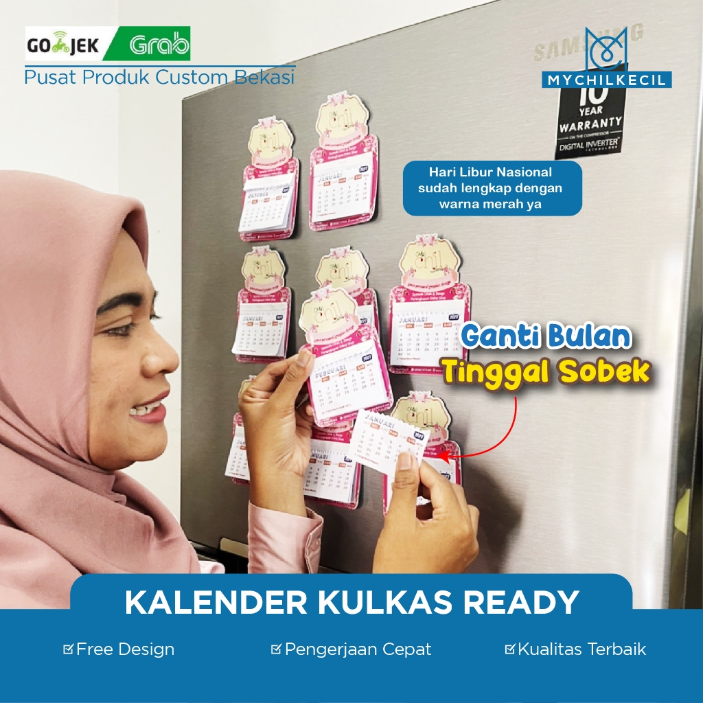 

KALENDER 2025 MAGNET MINI TEMPEL DI KULKAS READY STOK SATUAN / KALENDER 2025 HARI LIBUR / MINI / KECIL / LUCU