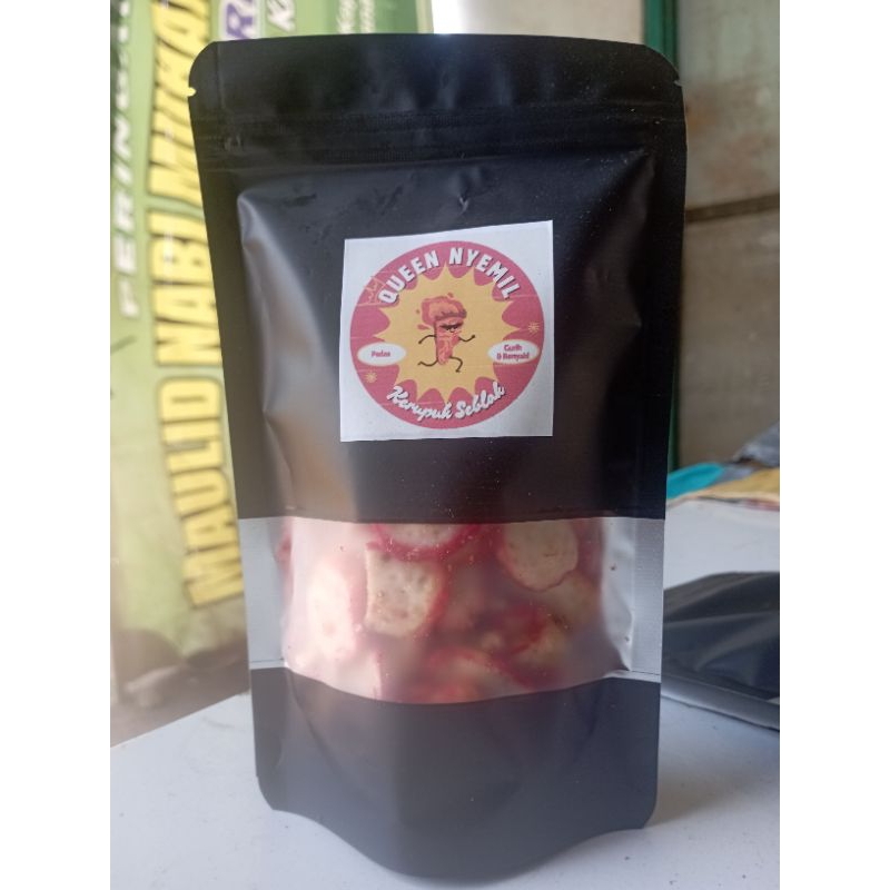 

Basreng, Sotong dan kerupuk seblak cemilan kekinian