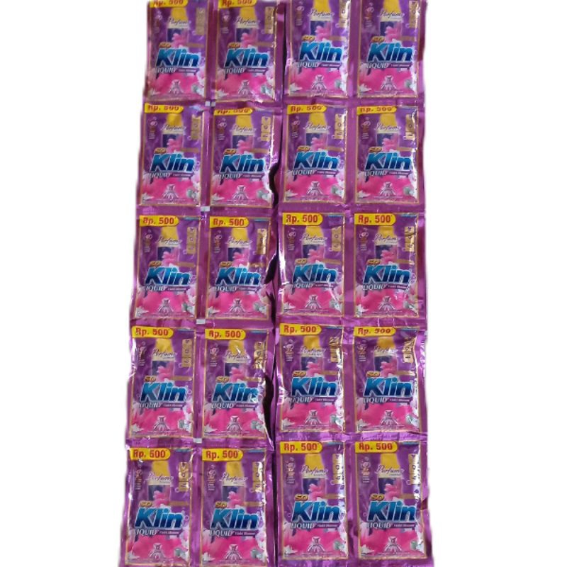 Soklin Cair 500 an 1 renceng (12 Sachet)