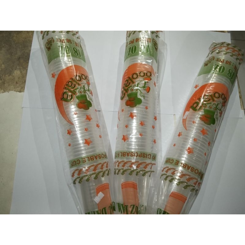 gelas cup plastik 18oz / gelas cup plastik 18oz  murah