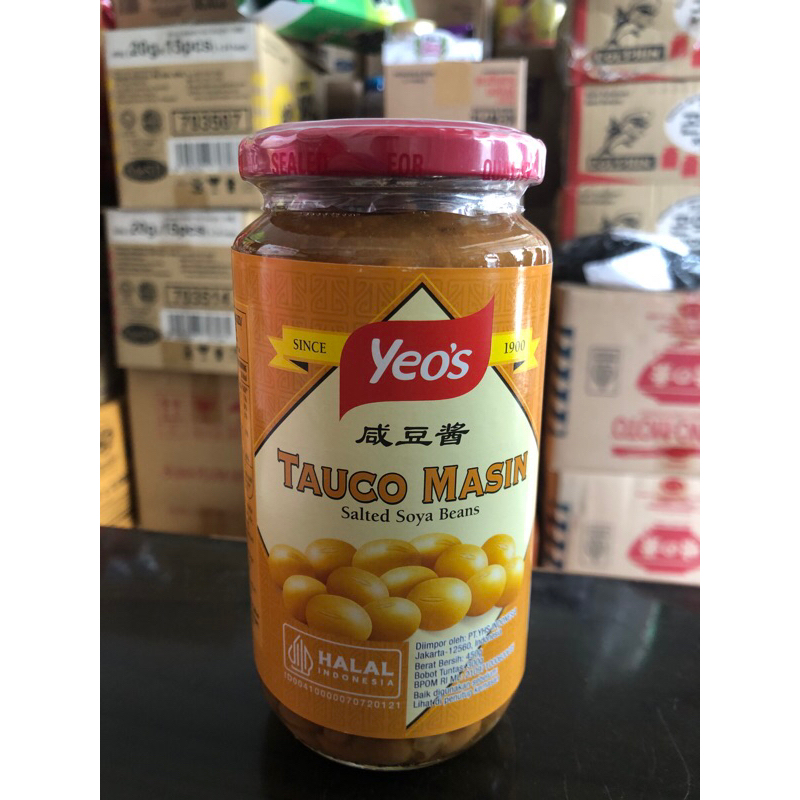 

YEOS TAUCO SALTED SOYA BEANS 450g