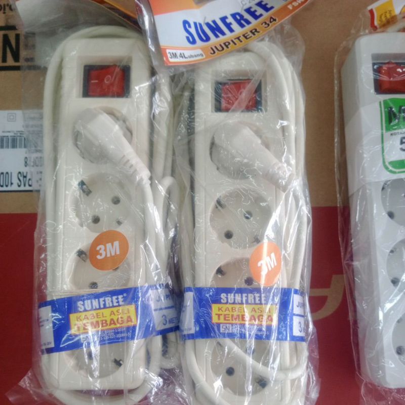 Stop Kontak 4  lubang /stop kontak 5lubang/ stop kontak 3 meter /stop kontak 5m