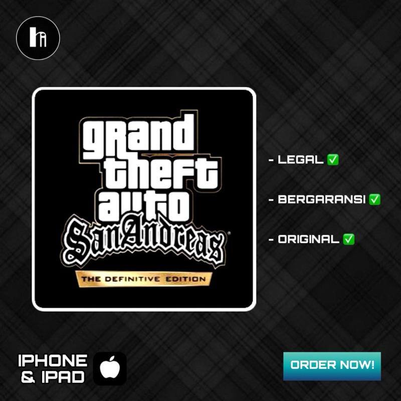 GTA San Andreas - Definitive Edition + KODE CHEAT (IOS)
