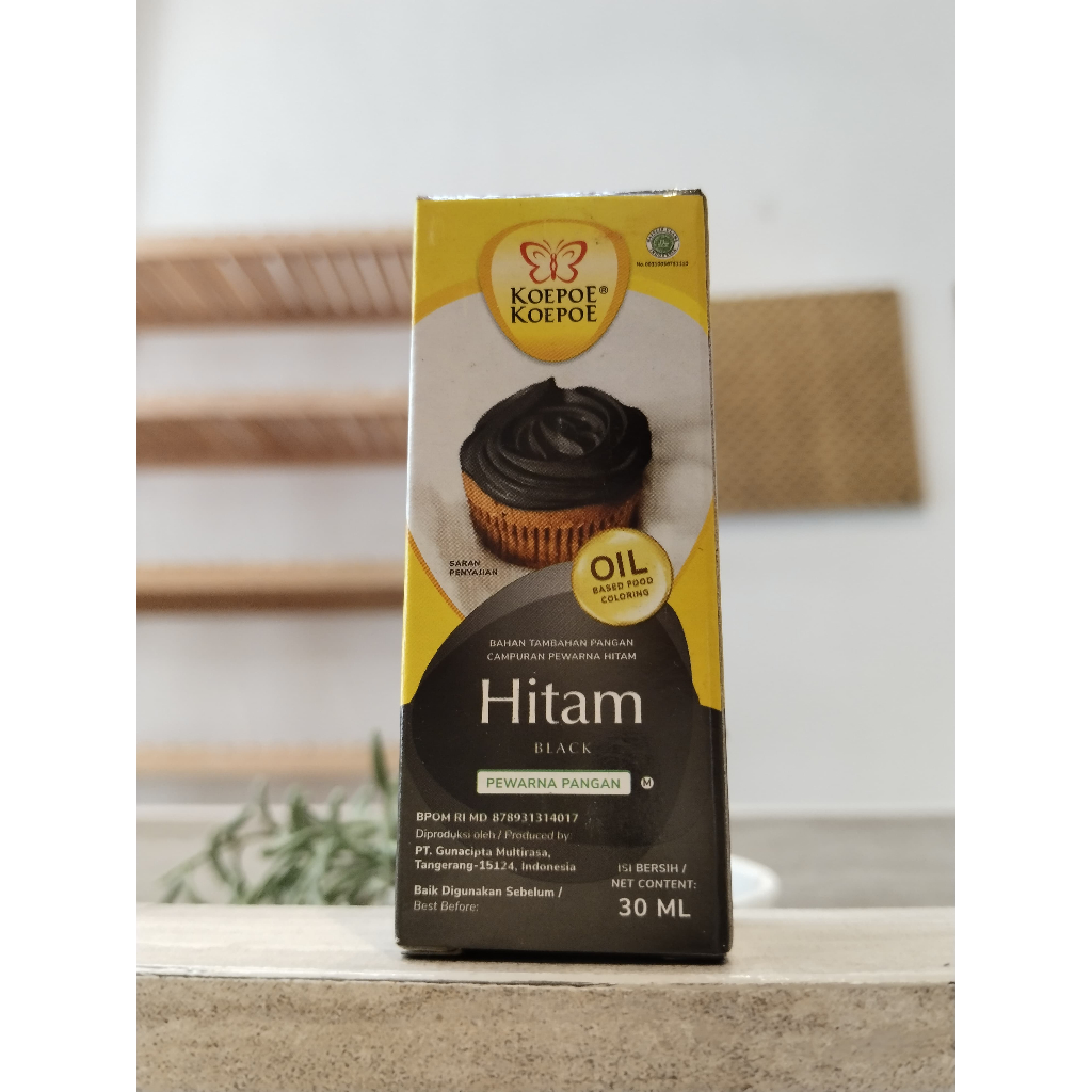 

Pewarna Pangan Koepoe - Koepoe Hitam Oil Based 30ml