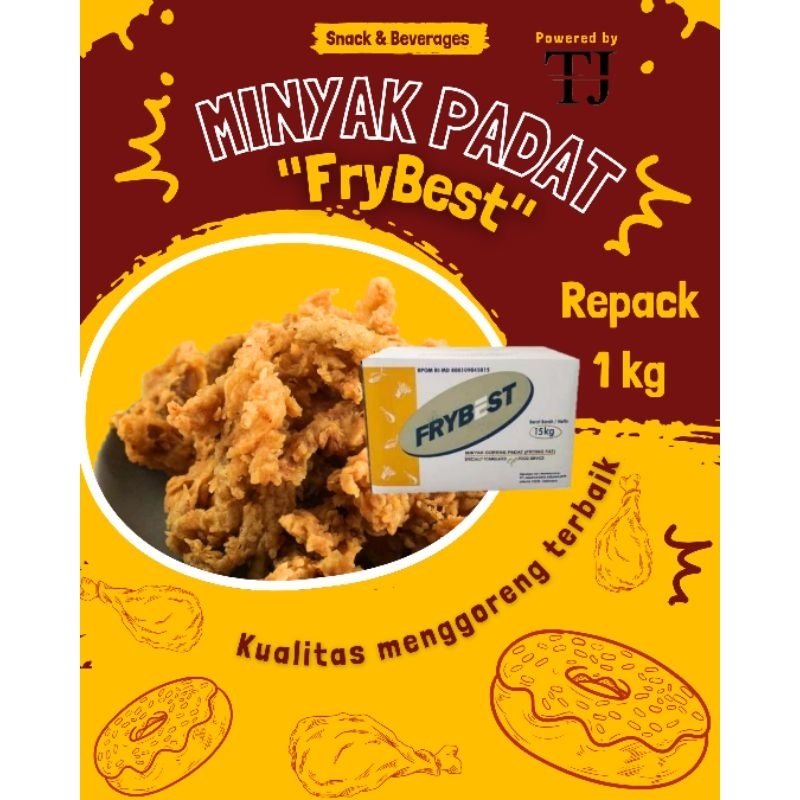 

minyak beku/minyak padat/fryfat/ frybest repack 1kg MURAH