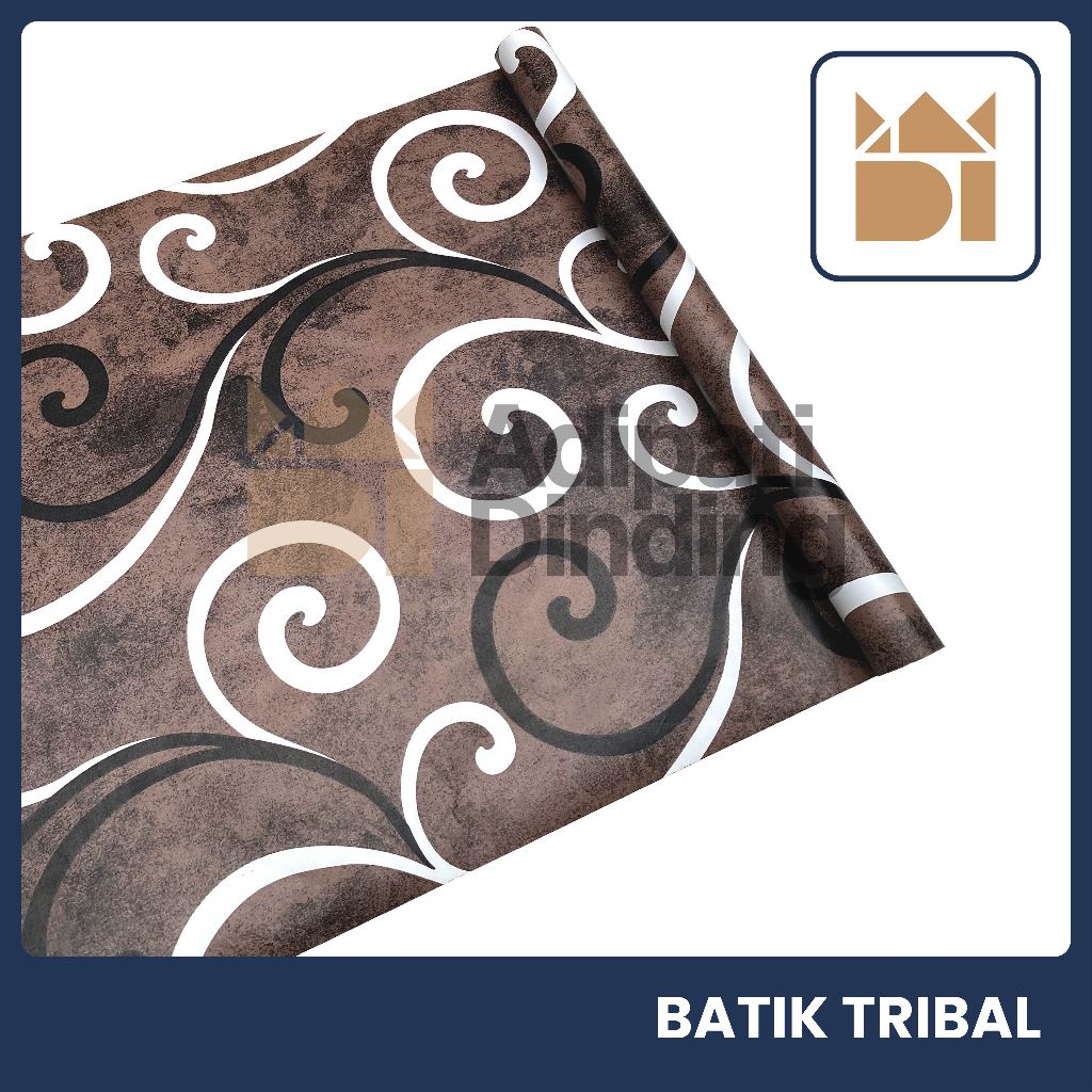WALLPAPER MOTIF BATIK TRIBAL,WALLPAPER STIKER DINDING BATIK TRIBAL,WALLPAPER DINDING BATIK TRIBAL