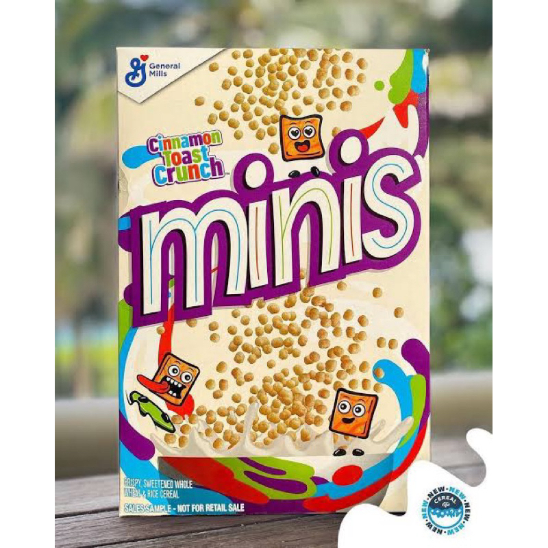 

cinnamon toast crunch minis - 348 gram - expired 8 desember 2024 - makanan sereal impor