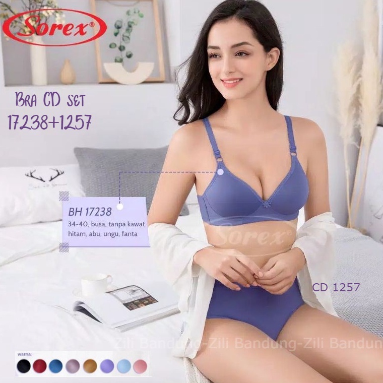 KODE C28E SOREX Bra Set Super Soft Tanpa Kawat  BRA  CD