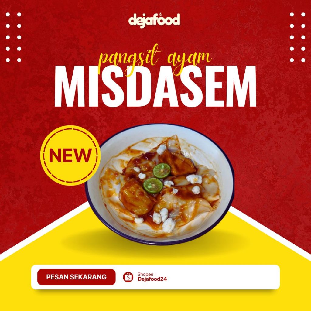 

Pangsit Ayam Misdasem Frozen | Instan food Dejafood