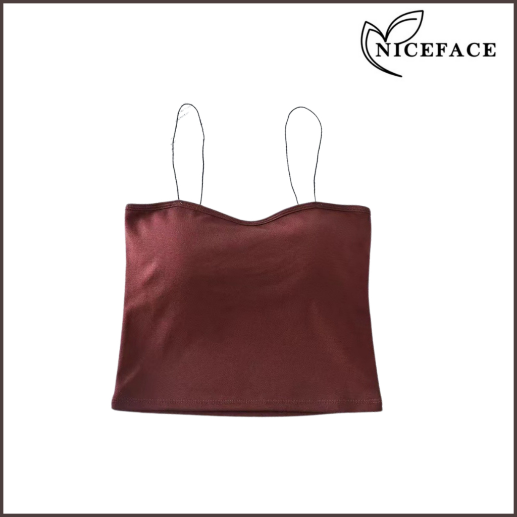 NICEFACE - Tanktop Wanita Tali Tipis