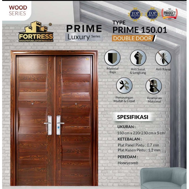 Pintu Baja Fortress Prime 150 ( double door)