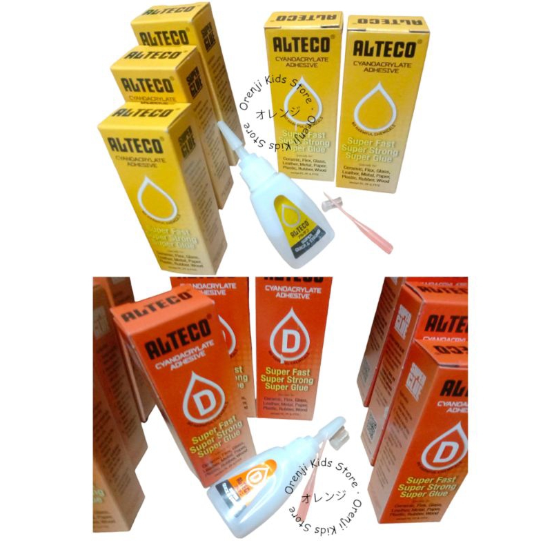 Lem Alteco cyanoacrylate adhesive 20g asli original