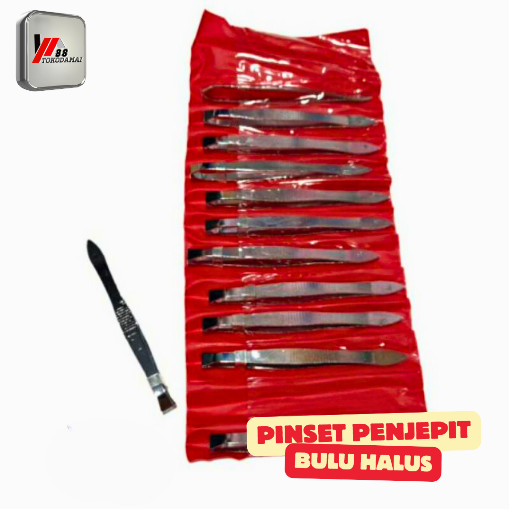 Pinset Cabut Uban Pencabut Alis Pinset Card Merah