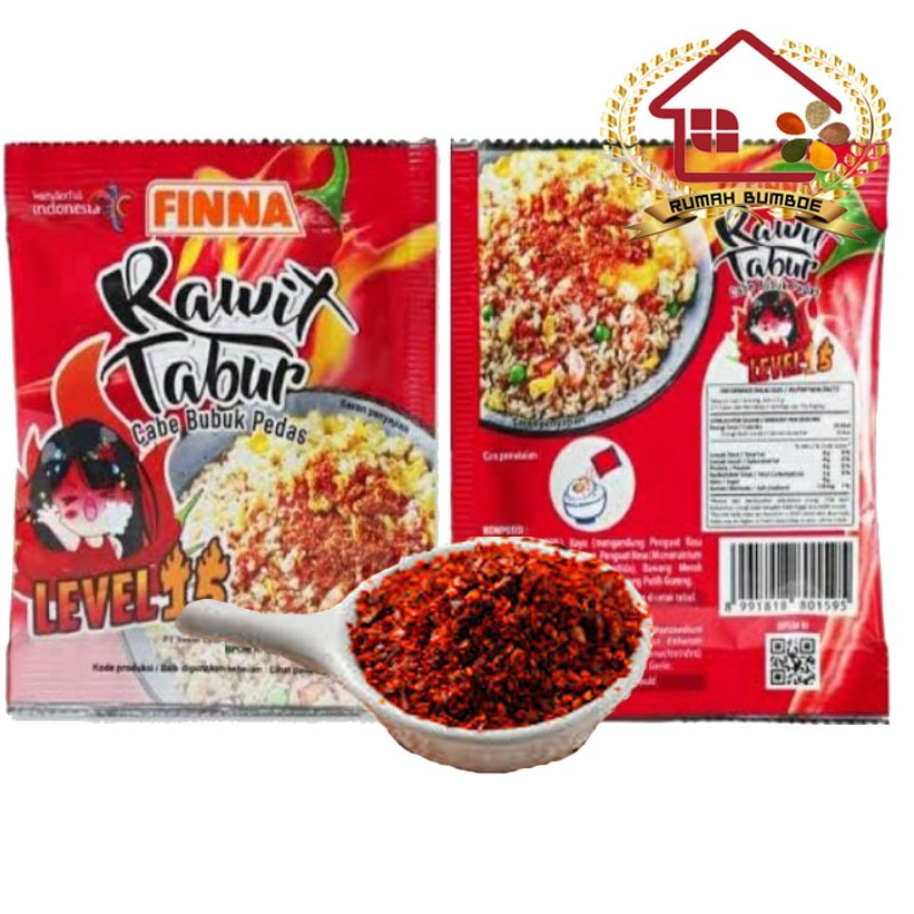 

(12 pcs) FINNA RAWIT TABUR Level 15 | Cabe Bubuk Pedas renceng