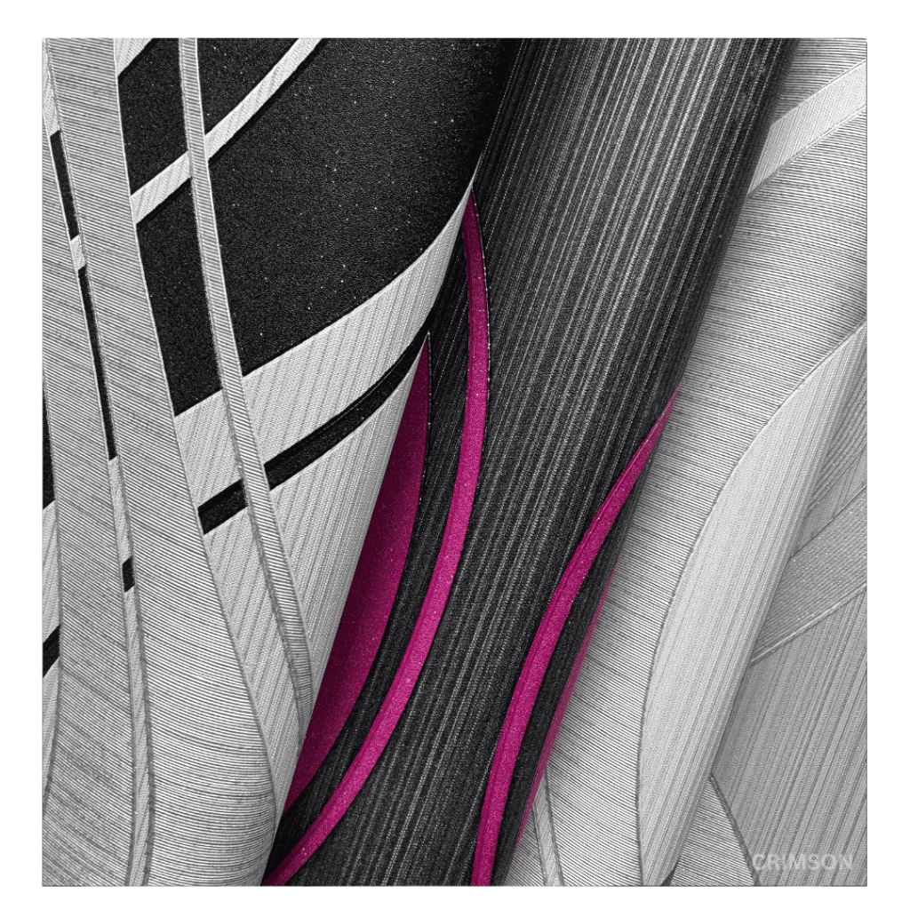 WALLPAPER VINYL DINDING MOTIF GEOMETRIC ABSTRAK 3D