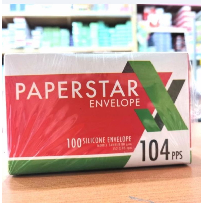 

amplop 104 polos Paperstar/100 lbr