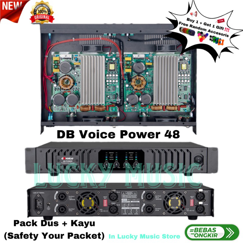 Power dB Voice 48 Power Original Amplifier dbvoice 48 Class D 4 Channel