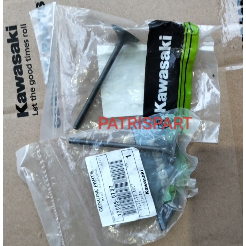 klep exhaust payung klep kelep ex klx250 KLX 250 D-Tracker 250 original kawasaki