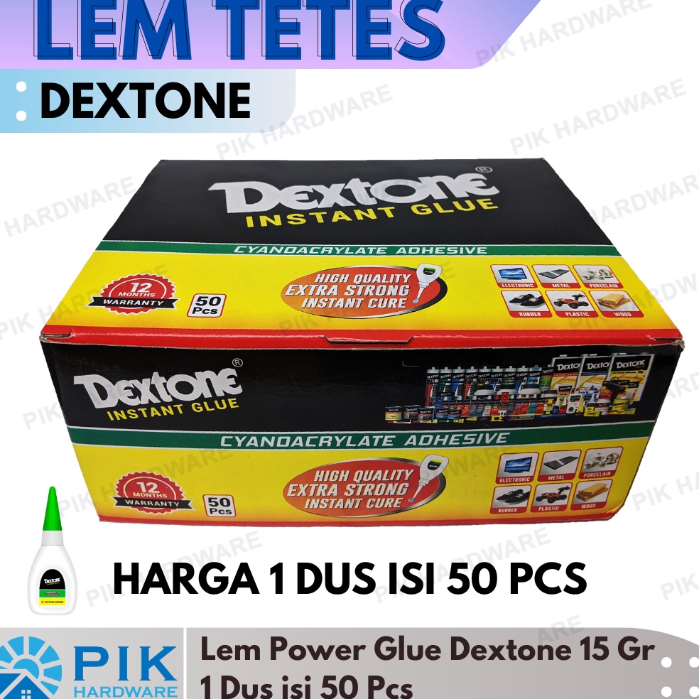 

KODE A77Y 5 PCS LEM KOREA LEM TETES DEXTONE 15gr SERBAGUNA LEM SETAN INSTANT POWER GLUE SUPER REKAT KUAT