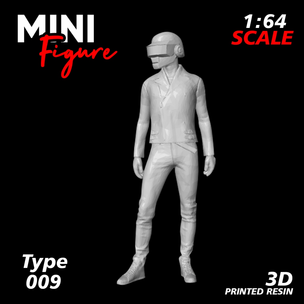 Mini Figure Diorama skala 1/64 / Figure Diecast / Miniatur Diorama / Figure 009 UNPAINTED