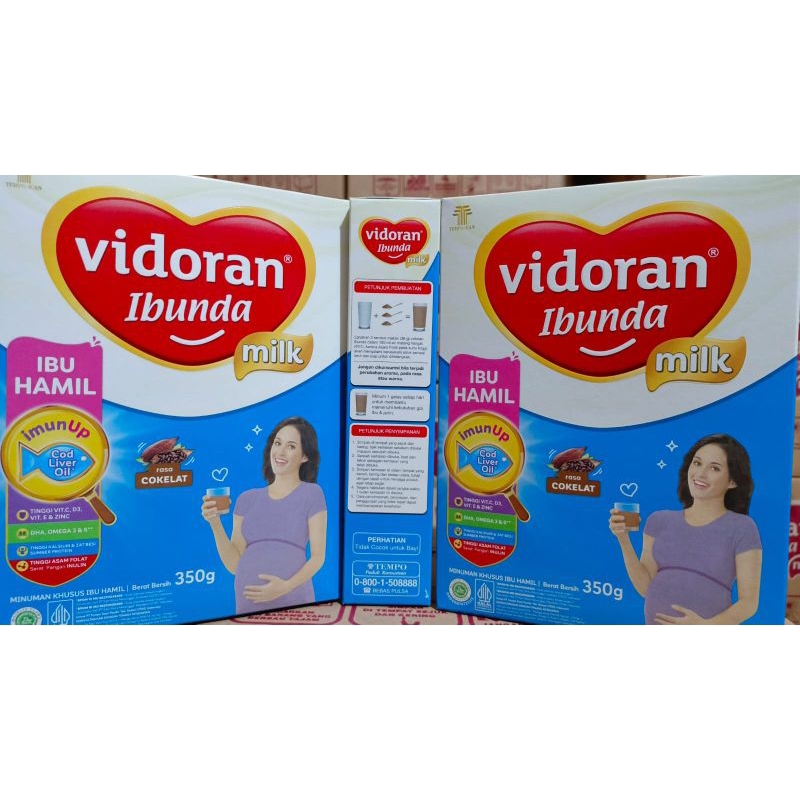 Susu Ibu Hamil Makanan Tambahan Untuk Ibu Hamil Susu Vidoran Ibunda 350gr
