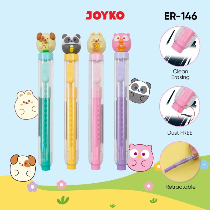 

Joyko retractable eraser/penghapus ER-146