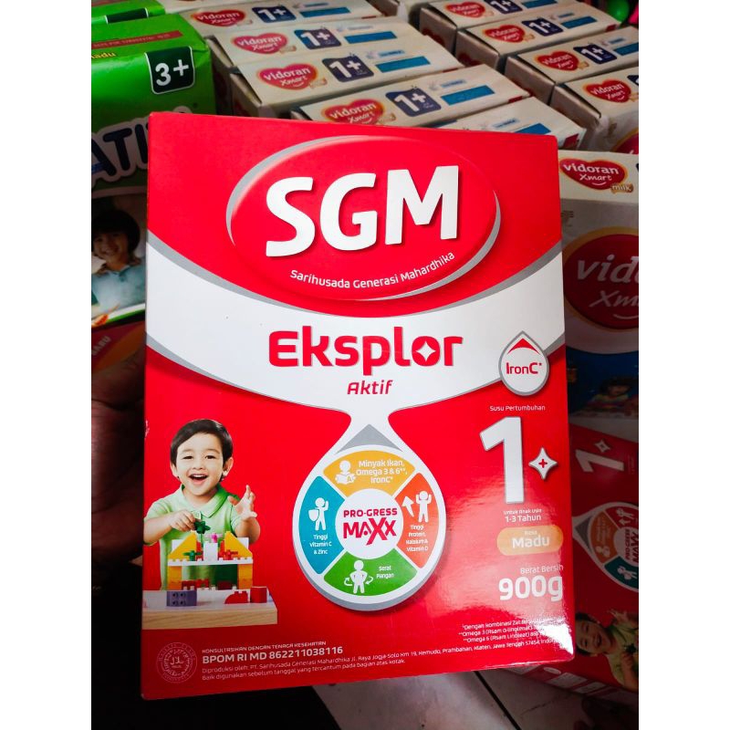 

[GRATIS ONGKIR] SGM Eksplor 1+ vanila dan madu 900gr