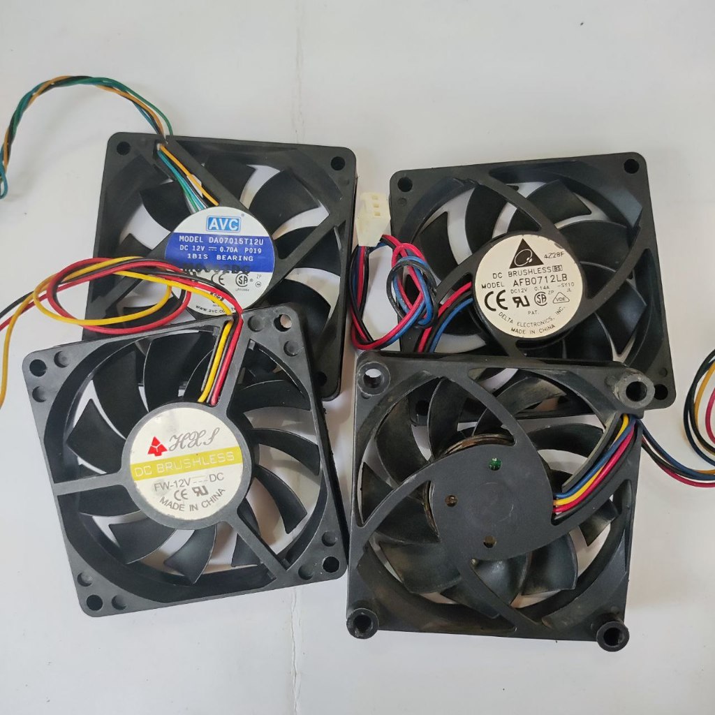 Kipas Fan Dc Random 7x7 Dc 12V Tebal 1.5 Cm
