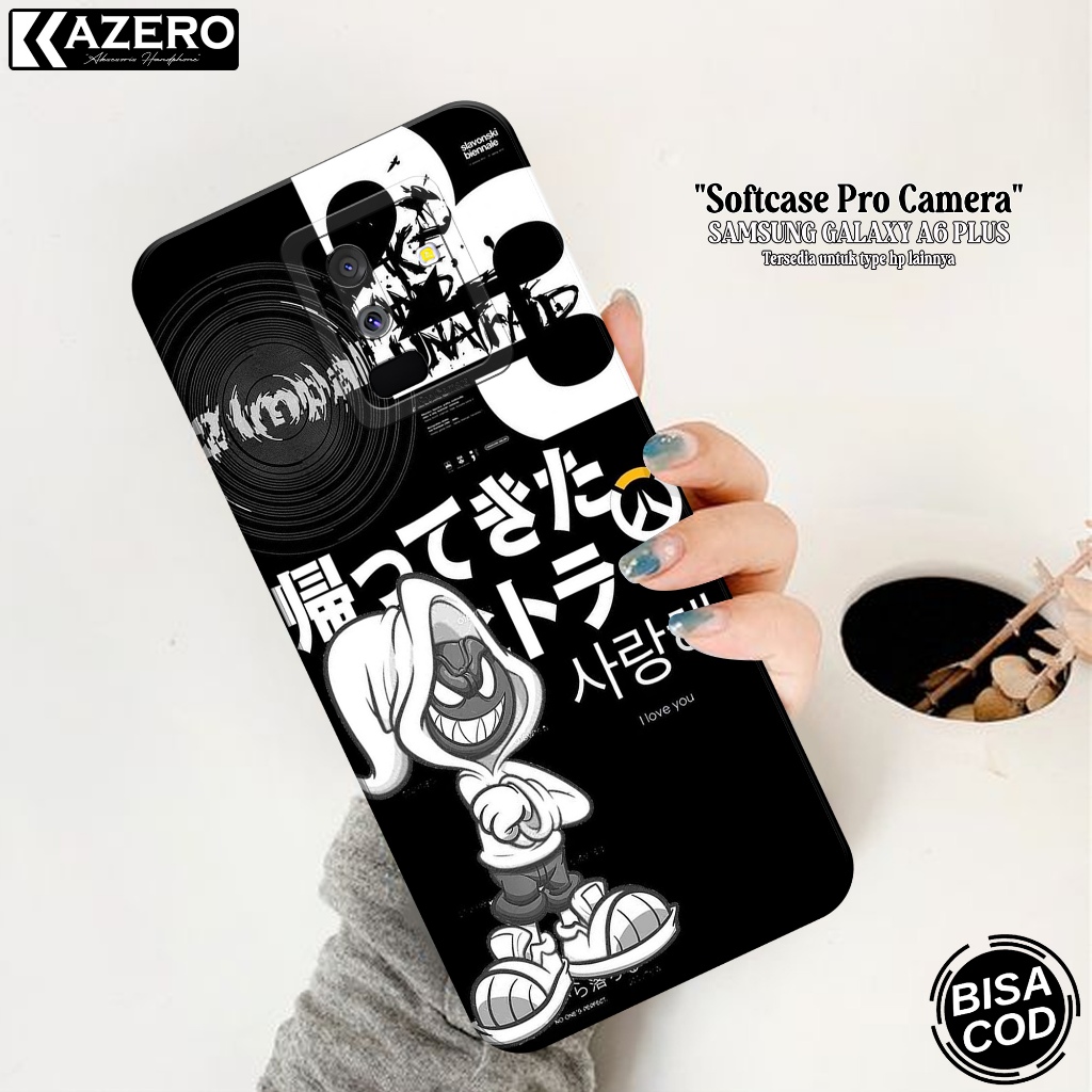 Case Hp Samsung Galaxy A6 PLUS - Case Kartun - Softcase Samsung A6 PLUS Terbaru - Casing Samsung A6 
