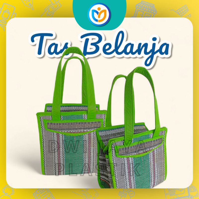 TAS BELANJA TENUN TIKAR TUTUP RESLETING - TAS HAJATAN