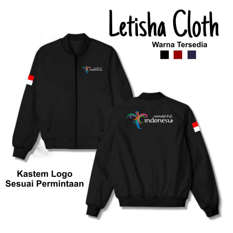 jaket Wonderful Indonesia//jaket bomber//jaket murah berkualitas//jaket terlaris//bahan terbaik