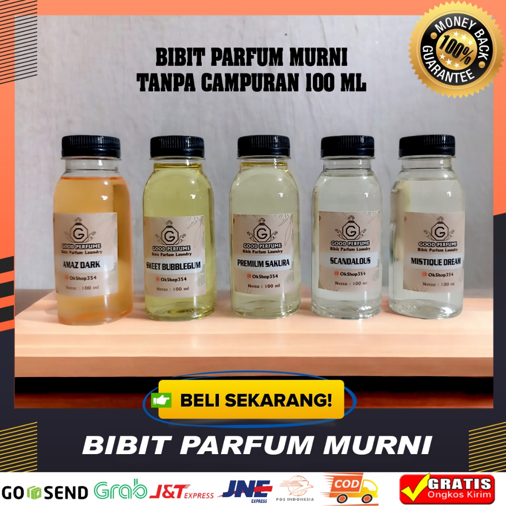 Bibit Parfum Murni Tanpa Campuran - Aromanya Tahan Lama