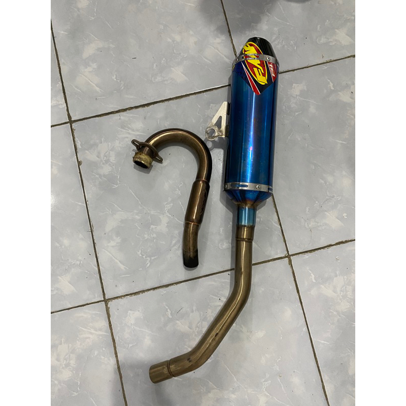knalpot super copy fmf klx/dtx suara gahar