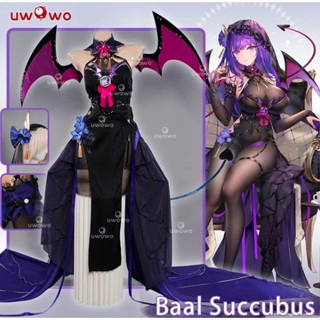 UWOWO Succubus Cosplay Raiden Shogun Costume Genshin Impact Fanart Ei/Baal Devil Cosplay Suit Outfit