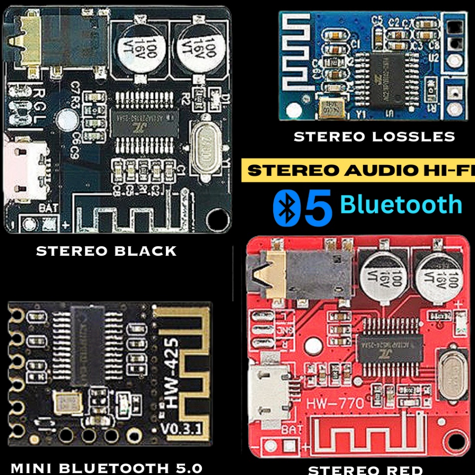 Kit Modul bluetooth 5  audio receiver mp3 player 5V