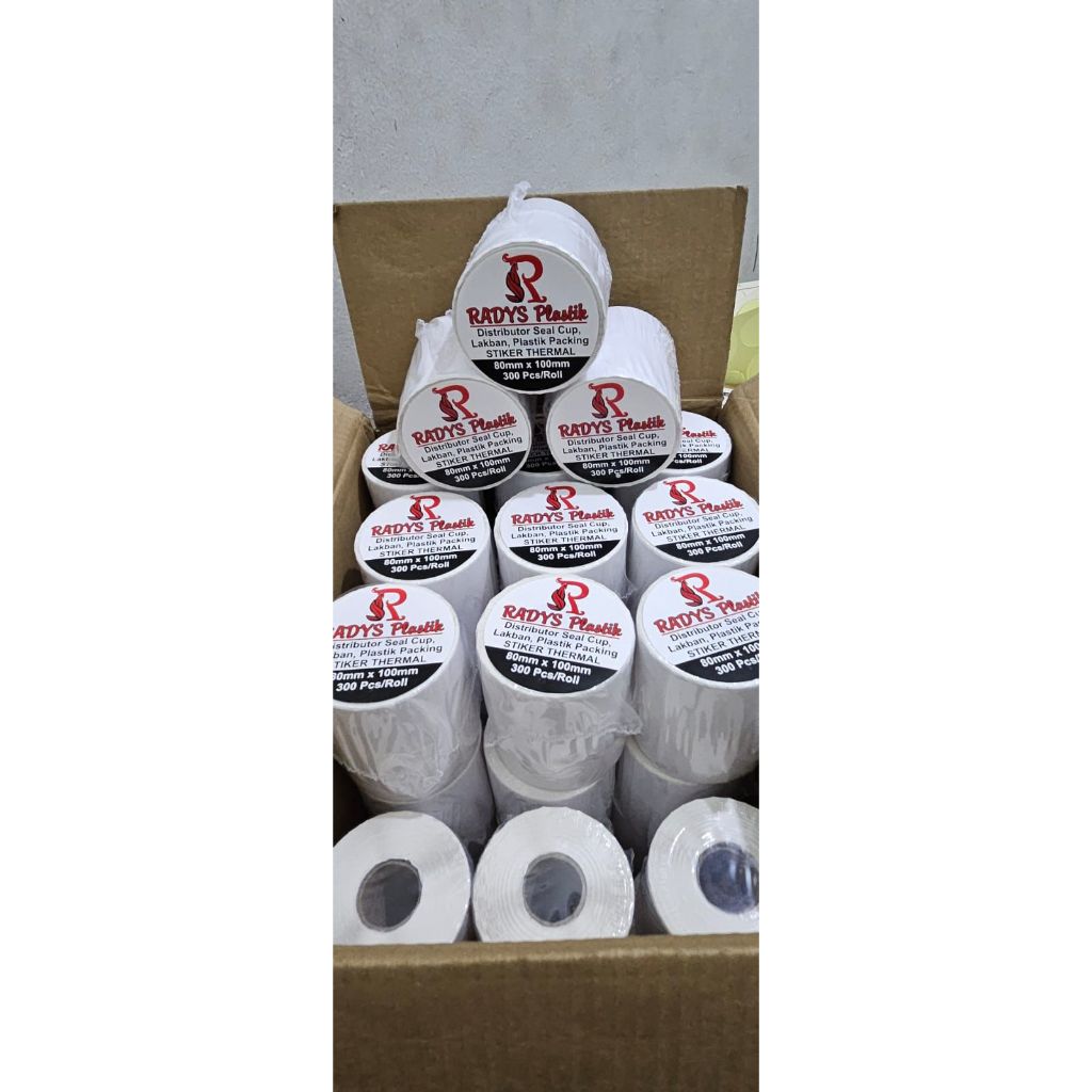 

LABEL THERMAL / STIKER THERMAL 78X100YARD ISI 300PCS