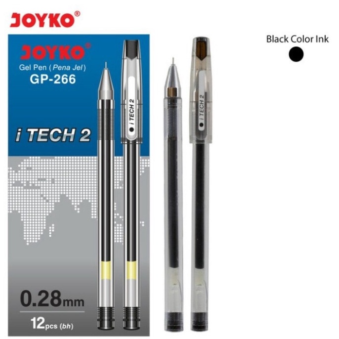 

KODE J68I Gel Pen Joyko GP266 I TECH HITECH 2 12pcs