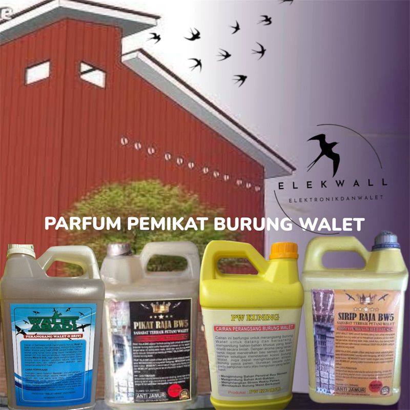 PARFUM WALET 5 L (WALET ABADI,PW KUNING,PIKAT RAJA BW 5 dan SIRIP RAJA BW 5)