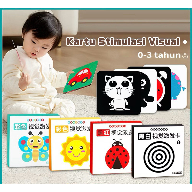MAINAN ANAK MAINAN BAYI FLASHCARD KARTU MAINAN ANAK GAMBAR VISUAL