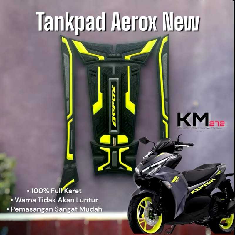 Tangpad Yamaha Aerox All New / Deckpad Aerox All New 100 full Karet