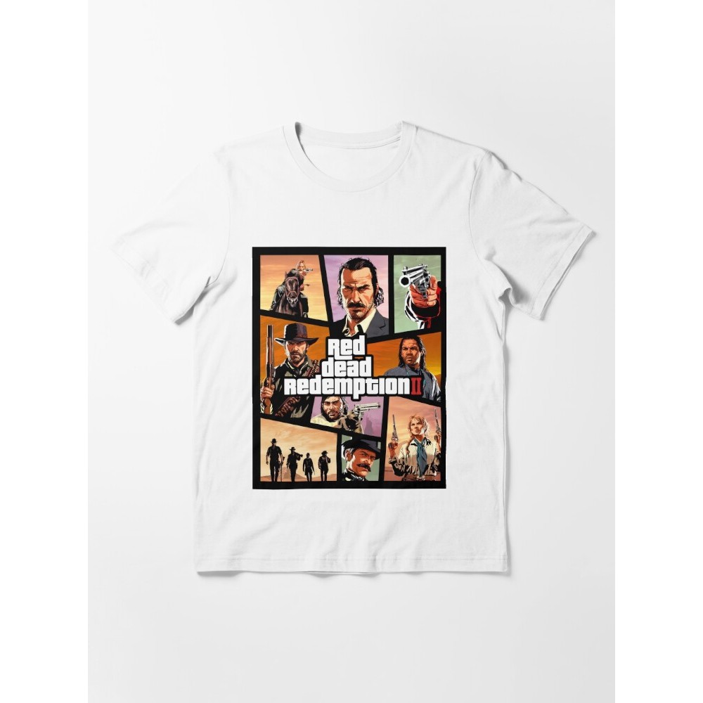 Kaos cool art works of rdr 1 and 2 online best game TShirt
